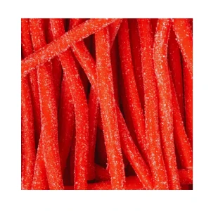 muchos regalinez sabor fresa de color rojo